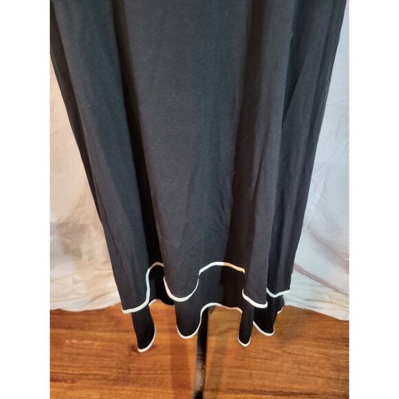 NWT J Jill Wearever Collection Sleeveless Midi Tank Dress Black Sz Large Petite - Picture 3 of 6